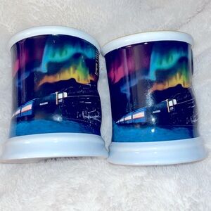 Polar express train coffee mugs set of two